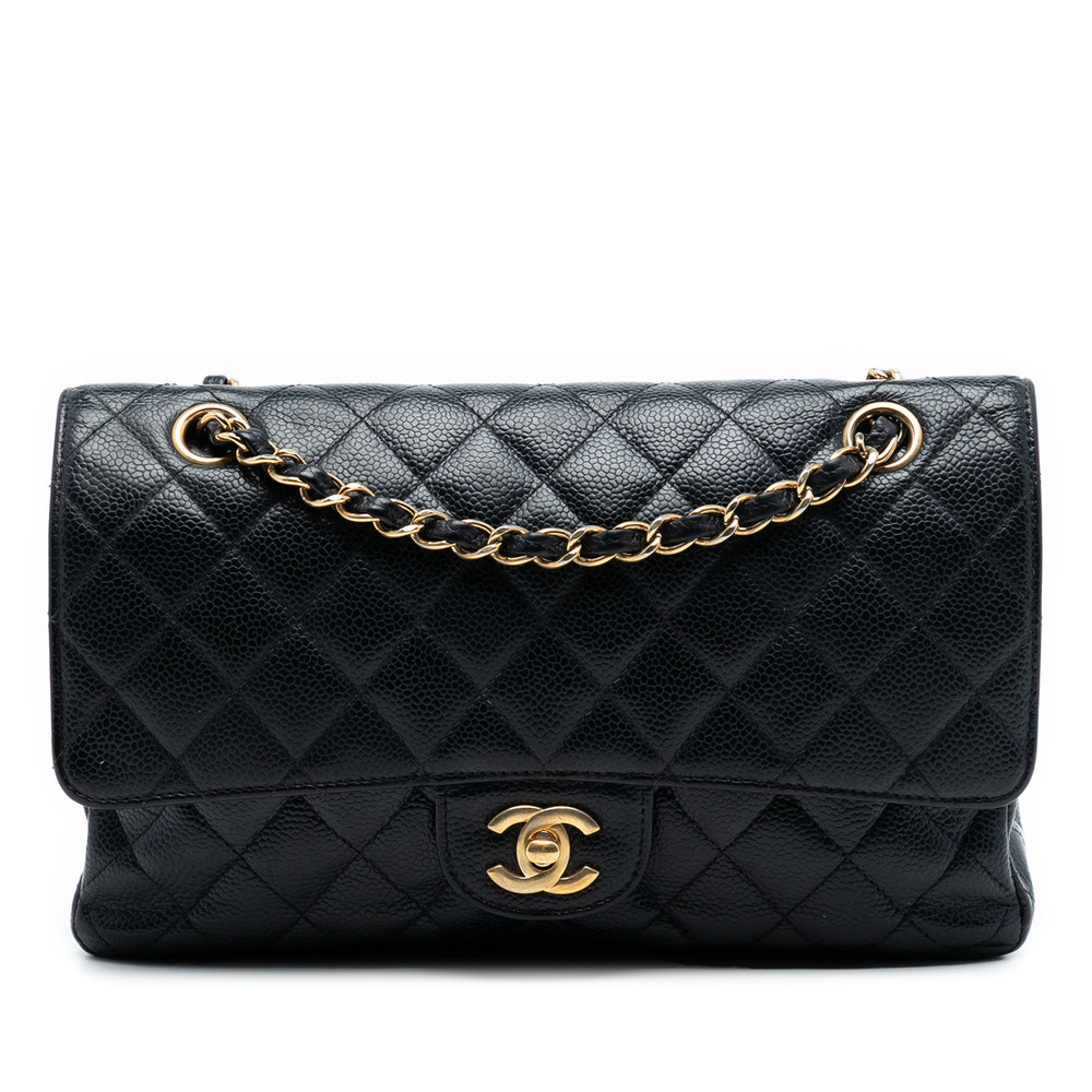 Pre-Loved Chanel Medium Classic Caviar Double Flap